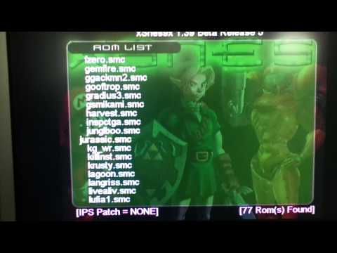 NES Emulator on software modded original xbox