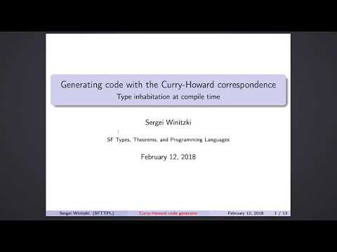 Generating Scala code with the Curry-Howard correspondence: Type inhabitation at compile time