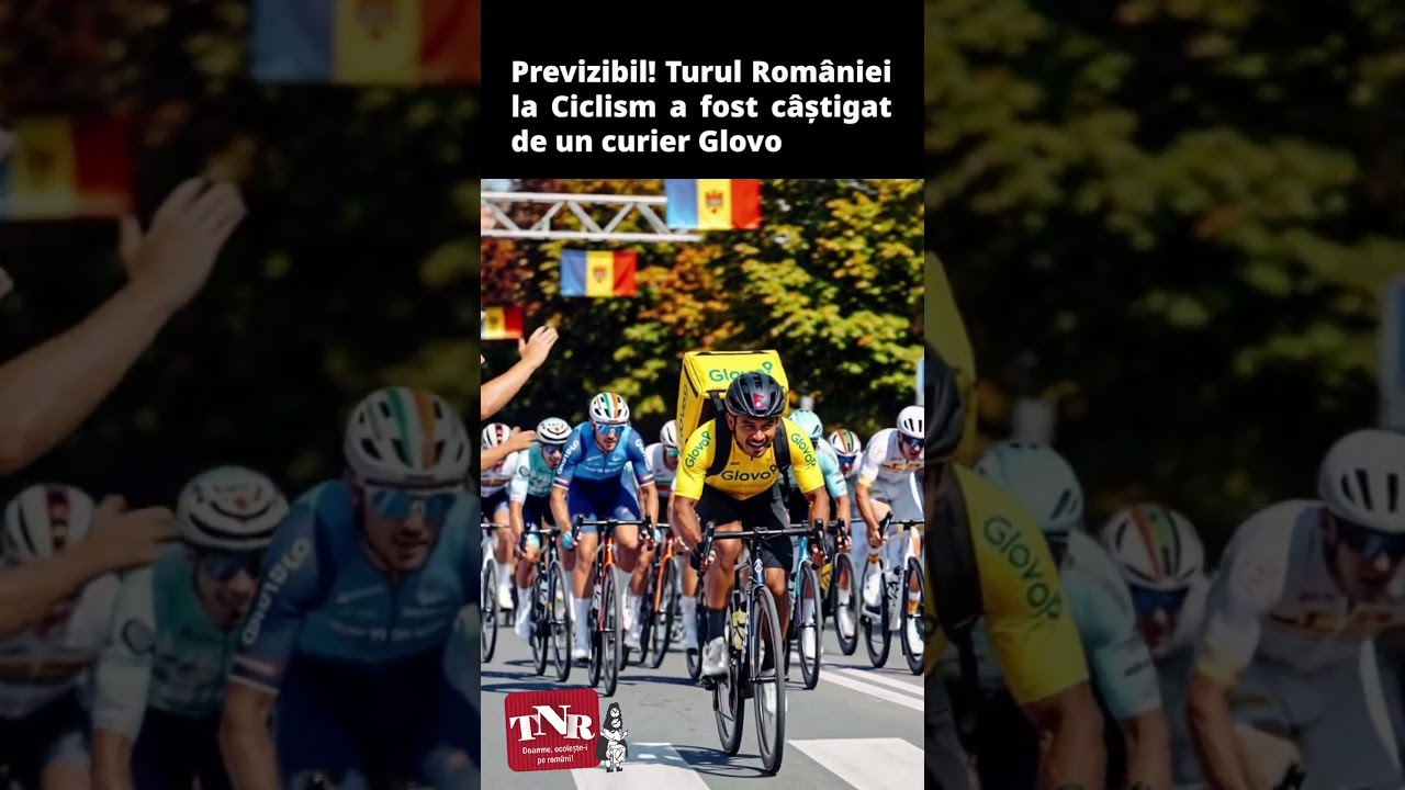 Previzibil! Turul României la Ciclism a fost câștigat de un curier Glovo