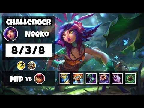 Neeko vs Annie Mid 11.14 Challenger Gameplay S11 (8/3/8) - TURKISH