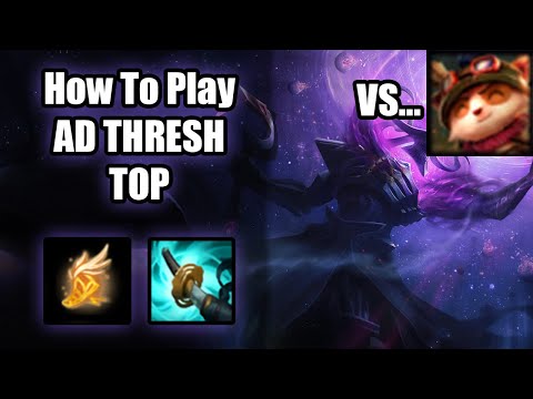 AD Thresh Main - Thresh Top Vs Teemo - League of Legends Off-Meta Tutorial Commentary