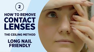 How To Take Out Contacts with Long Nails