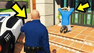 GTA 5 - What Happens if You Arrest Michael? (Police Mod)