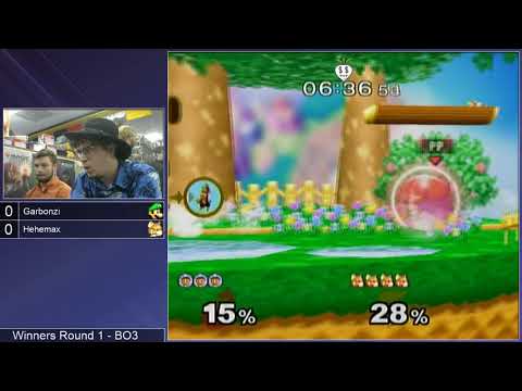 GSS 114 SSBM - Garbonzi (Luigi, ICs) vs. Hehemax (Fox) - Melee WR1