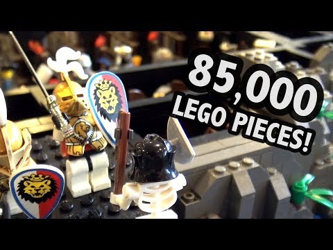 Amazing LEGO Castle with Full Interior (2018 UPDATE)