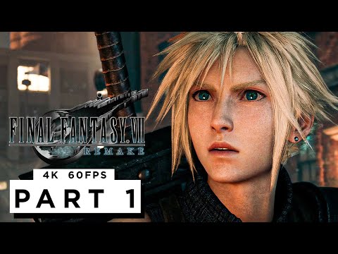 FINAL FANTASY 7 REMAKE PS5 Walkthrough Gameplay Part 1 - (4K 60FPS) FULL GAME