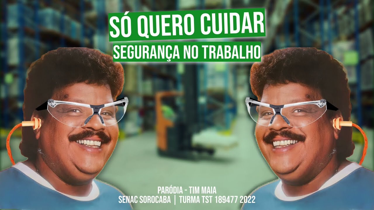 SÓ QUERO CUIDAR - SEGURANÇA NO TRABALHO (paródia Tim Maia)