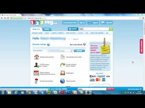 Connect 123 reg domain name to Bluehost hosting