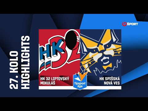 27. kolo: HK 32 Liptovský Mikuláš - HK Spišská Nová Ves 3:2 pp (0:1, 1:0, 1:1, 1:0)