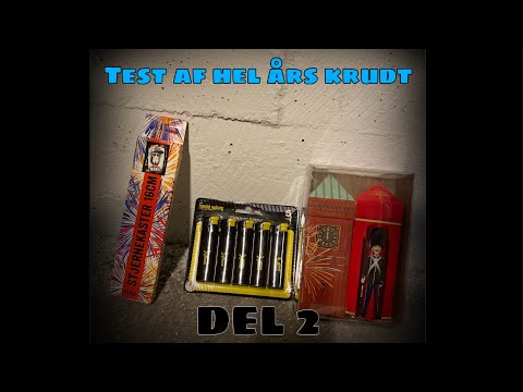 TEST AF HEL ÅRS KRUDT 2022-2023 DEL 2