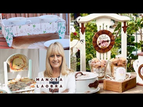 ManosalaObraTv 2022 Programa 7 Pintura Decorativa - Pintar Muebles - Decoupage con Laminas de Seda