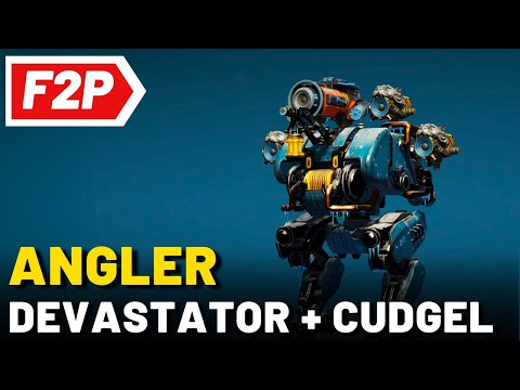 War Robots: Angler Devastator Cudgel - Free to Play Gameplay (No Commentary) WR F2P