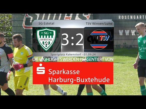 Highlights der Partie SG Estetal vs. TSV Winsen/Luhe (3:2) v. 01.09.24