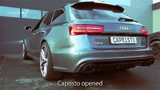 Video: Capristo Edelstahl Duplex Sportauspuff-Komplettanlage ab Kat Audi RS6 / RS7