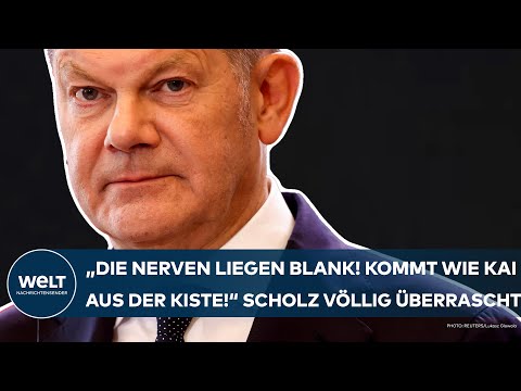 SCHOLZ: "Kommt wie Kai aus der Kiste! Die Nerven liegen blank" Damit hat der Kanzler nicht gerechnet