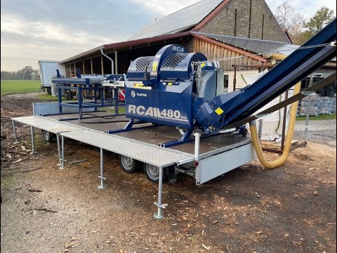 Sägespalten Tajfun RCA 480 Joy - Brennholz herstellen/produzieren/verarbeiten 4K