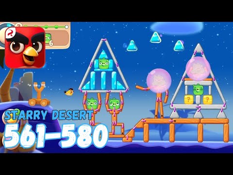 Angry Birds Journey: Levels 561-580 (Starry Desert) Gameplay - Part 29