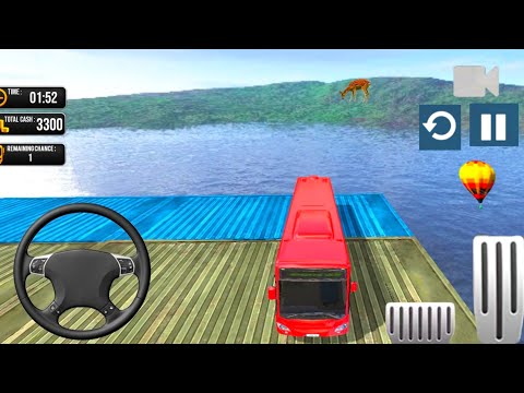 coach bus stunt mega ramp - impossible bus racing driving simulator gameplay#01 AdventureGameplaysTv