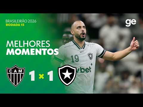 Gols e lances de Atlético Mineiro x Botafogo