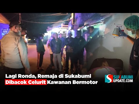 Lagi Ronda, Remaja di Sukabumi Dibacok Celurit Kawanan Bermotor