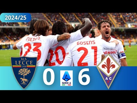 Lecce - Fiorentina 0:6 • 2024/25 • Serie A