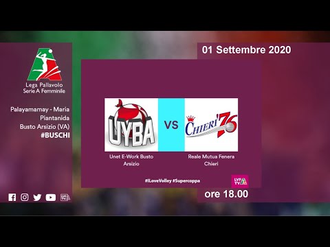 Unet e-Work Busto Arsizio - Reale Mutua Fenera Chieri | 2^ turno Supercoppa 2020