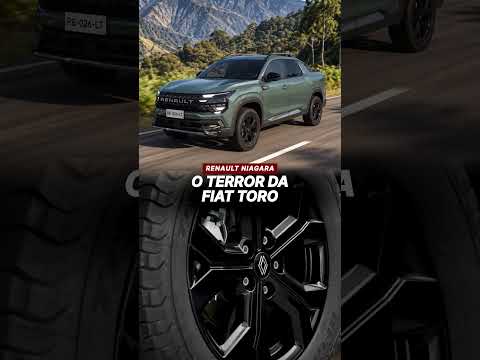 O TERROR DA FIAT TORO • A Renault Niagara foi apresentada oficialmente