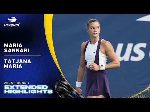 Maria Sakkari vs. Tatjana Maria Extended Highlights | 2025 US Open Round 1