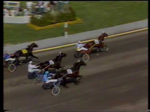 Minou du Donjon & Olle Goop vinner försök 2 i Elitloppet 1985.