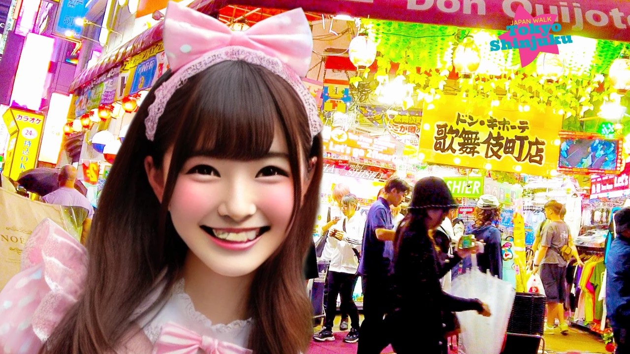 Tokyo Shinjuku 👍 Don Quijote Night 💖 4K Nonstop 1 Hour