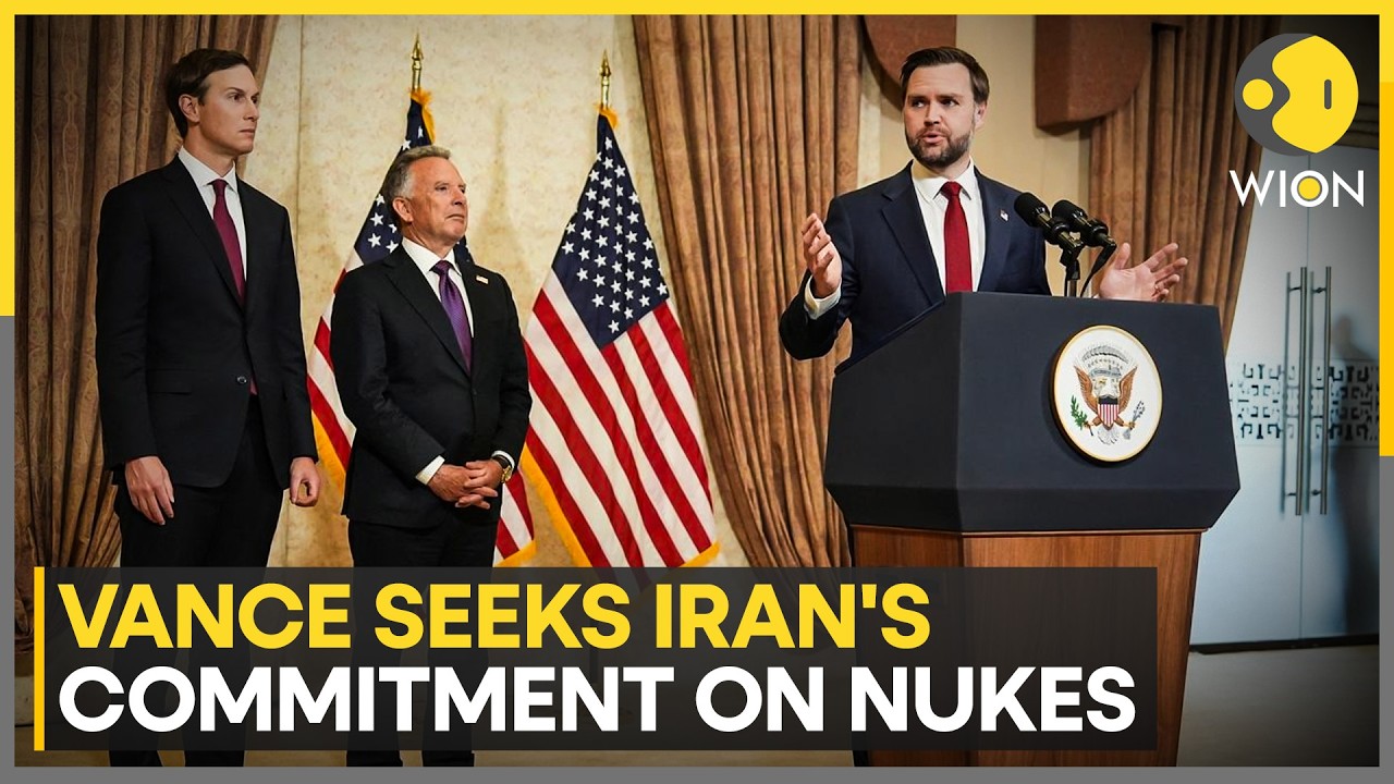 US Vice President JD Vance: No Nuclear Enrichment for Iran Amongst Trump's Key Goals | WION News