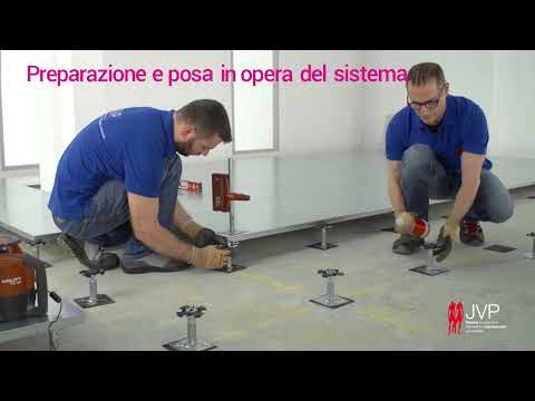 JVP Posa in opera pavimento sopraelevato
