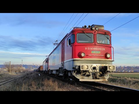 Tren de marfa CFR Marfa pleaca din Suceava Vest cu 474-068-0 si 40-0786-6 - 24.01.2021
