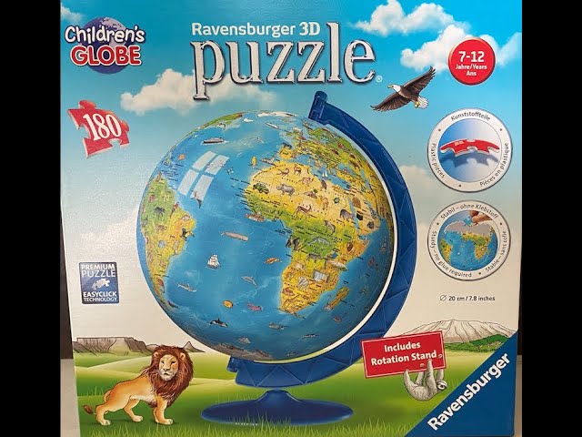 Vídeo relacionado con Ravensburger - Puzzle 3D Niños Globo Terráqueo | Puzzles 3D para Niños De 10 Años O Más | Maquetas para Montar De 540 Piezas | Regalo Niño 10 Años O Más
