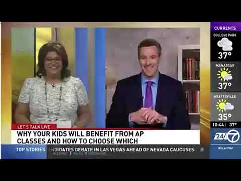 Benefits of AP Courses - February 2020 Interview with WJLA in Wash, DC
