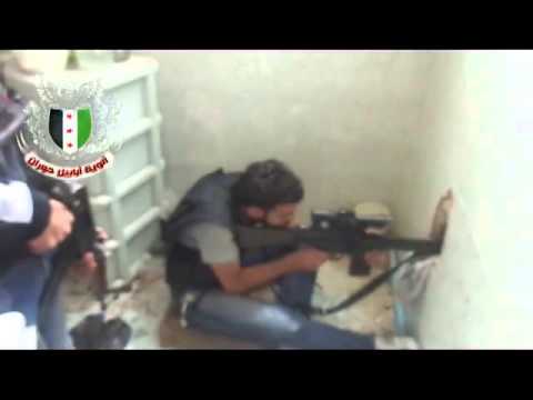 جولة على نقاط رباط كتيبة شهداء الرحمن التابعة لألوية أبابيل حوران في حي التضامن في مدينة دمشق