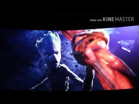 Groot saves thor!!. Insane theatre reactions.