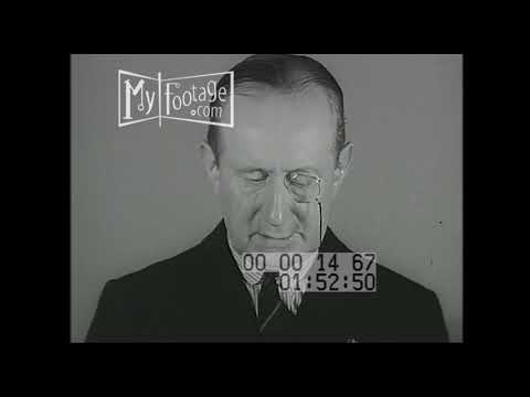 1930s Guglielmo Marconi Delivers Speech