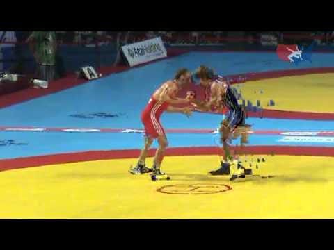 2011 Greco Worlds 74kg - Andy Bisek (USA) vs. Alexsandr Kazakevic (LTU)