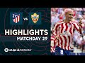 Highlights Atlético de Madrid vs UD Almería (2-1)