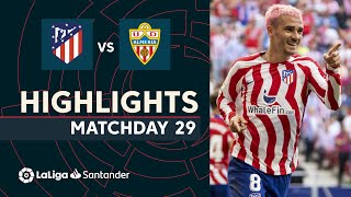 Videoresumen del Atlético - Almería