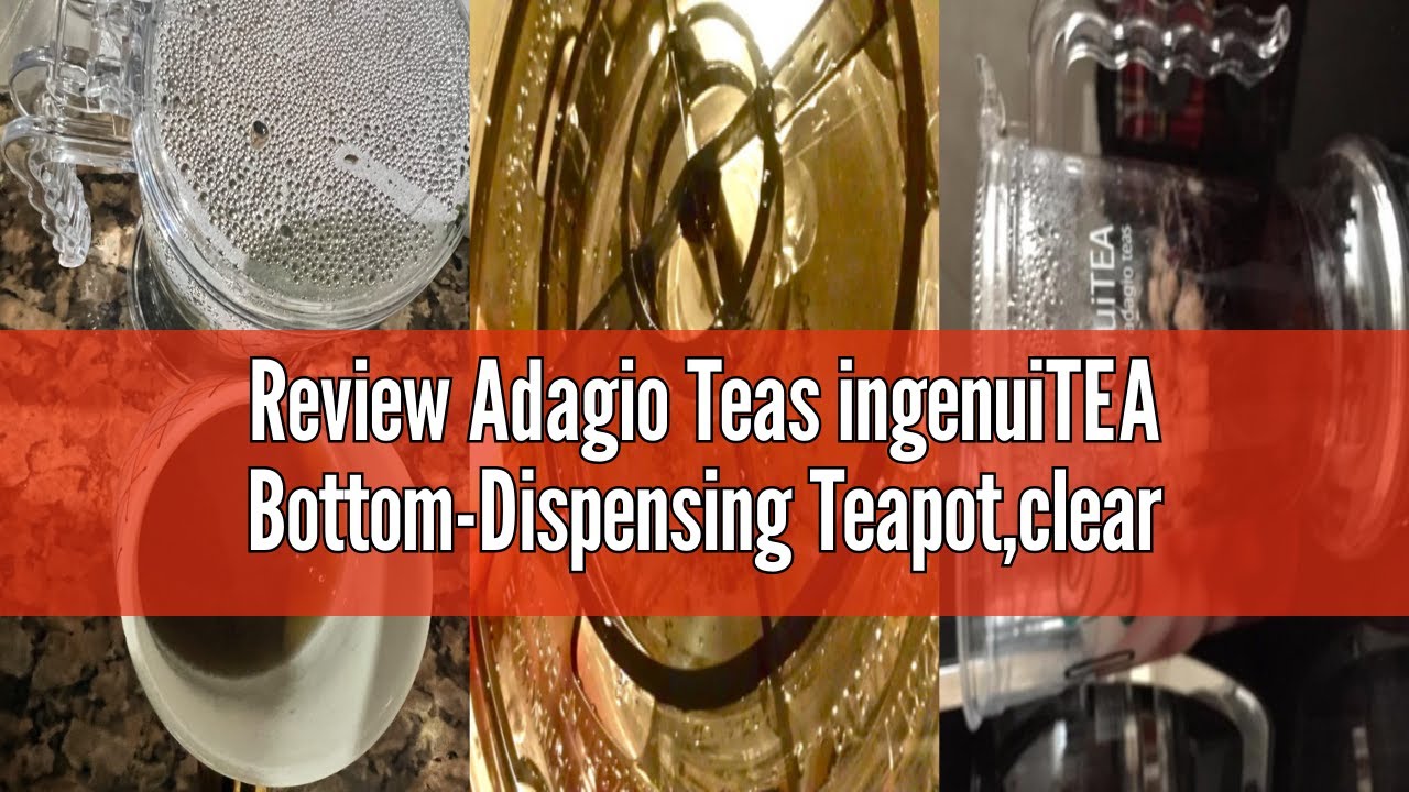 Review Adagio Teas ingenuiTEA Bottom-Dispensing Teapot,clear,16 oz