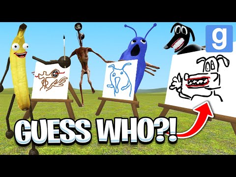 TREVOR HENDERSON *GUESS WHO?!* CHALLENGE! (Garry's Mod Sandbox) | JustJoeKing