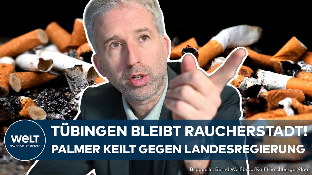 TÜBINGEN: "Bis eine Million Euro Aufwand!" Palmer schlägt Alarm! Neues Rauchverbot nicht umsetzbar?
