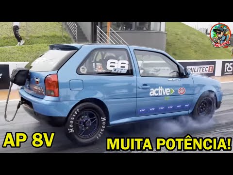 Pneu radial, AP 8v e muita potência. GOL DTB de Fabio Zarbieli, @autodromofueltech  2021