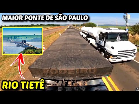 SP-333 | MEGA Duplicação da MAIOR PONTE de SÃO PAULO, Pongaí x Novo Horizonte | RIO TIETÊ 🌉