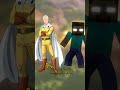 Saitama One Punch VS GOD Herobrine In Minecraft Minecraft Herobrine Saitama Minecraftshorts