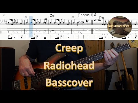 Radiohead - Creep. Bass Cover Tabs Score (standard notation) Chords Transcription