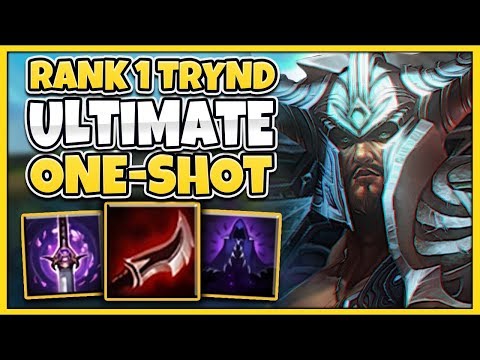 #1 TRYNDAMERE WORLD ULTIMATE ONE-SHOT BUILD (100% LETHALITY) - League of Legends