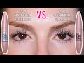 MAYBELLINE LASH SENSATIONAL WASHABLE VS WATERPROOF MASCARA 8 HOUR WEAR TEST COMPARISON